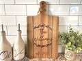 Personalized Cutting Board Wedding Gift | Acacia Cutting Board | Personalized Gifts | Bridal Shower Gift |Wedding Gift For Couple|Bride Gift