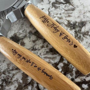 I Love Every Pizza You Pizza Cutter | Wooden Pizza Cutter | Engraved Pizza Cutter| Kitchen Gifts | Kitchen Accessories | Valentines Day Gift image 7
