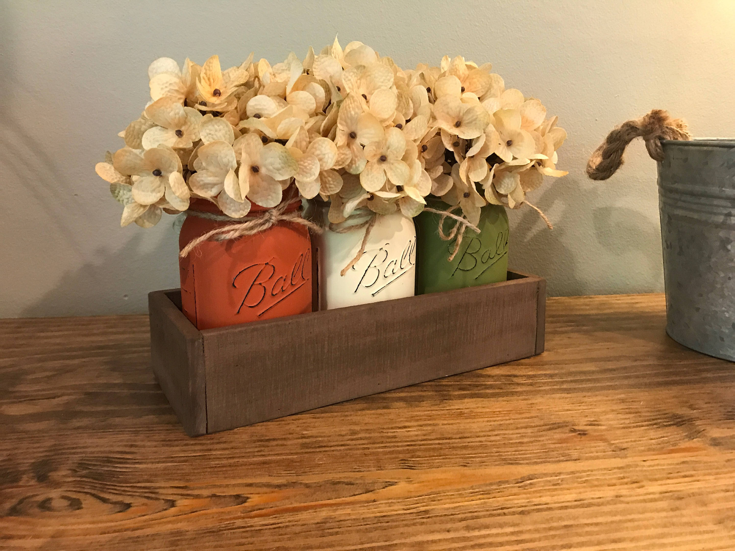 Pint Size Fall Centerpiece Fall Decor Fall Centerpiece Etsy