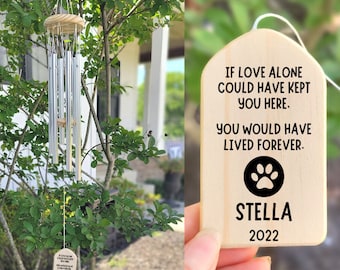 Pet Memorial Gift Dog | Pet Memorial Wind Chime | Pet Loss | Dog Loss Gift | Pet Memorial Gift | Wind Chime Memorial | Outdoor Wind Chimes