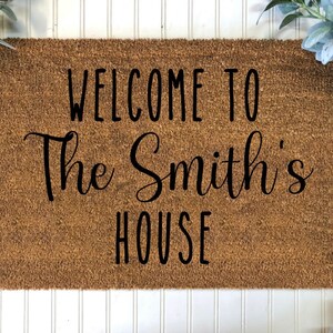 Welcome to Gigi and Papa's House Doormat, Grandparents Doormat, Doormats, Grandparents Gift, Personalized Gifts, Home Decor, Birthday Gift image 6