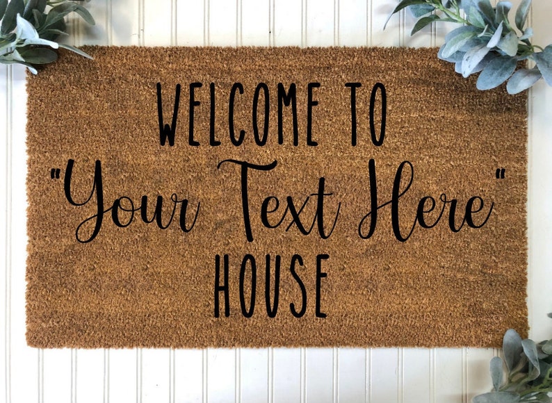 Welcome to Gigi and Papa's House Doormat, Grandparents Doormat, Doormats, Grandparents Gift, Personalized Gifts, Home Decor, Birthday Gift image 5