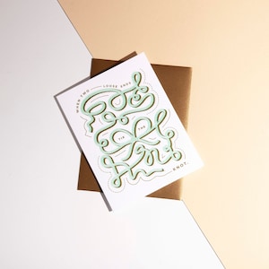 Wedding, Love, Tie the Knot, Fun, Greeting, Card, Retro, Letterpress, Risograph Card