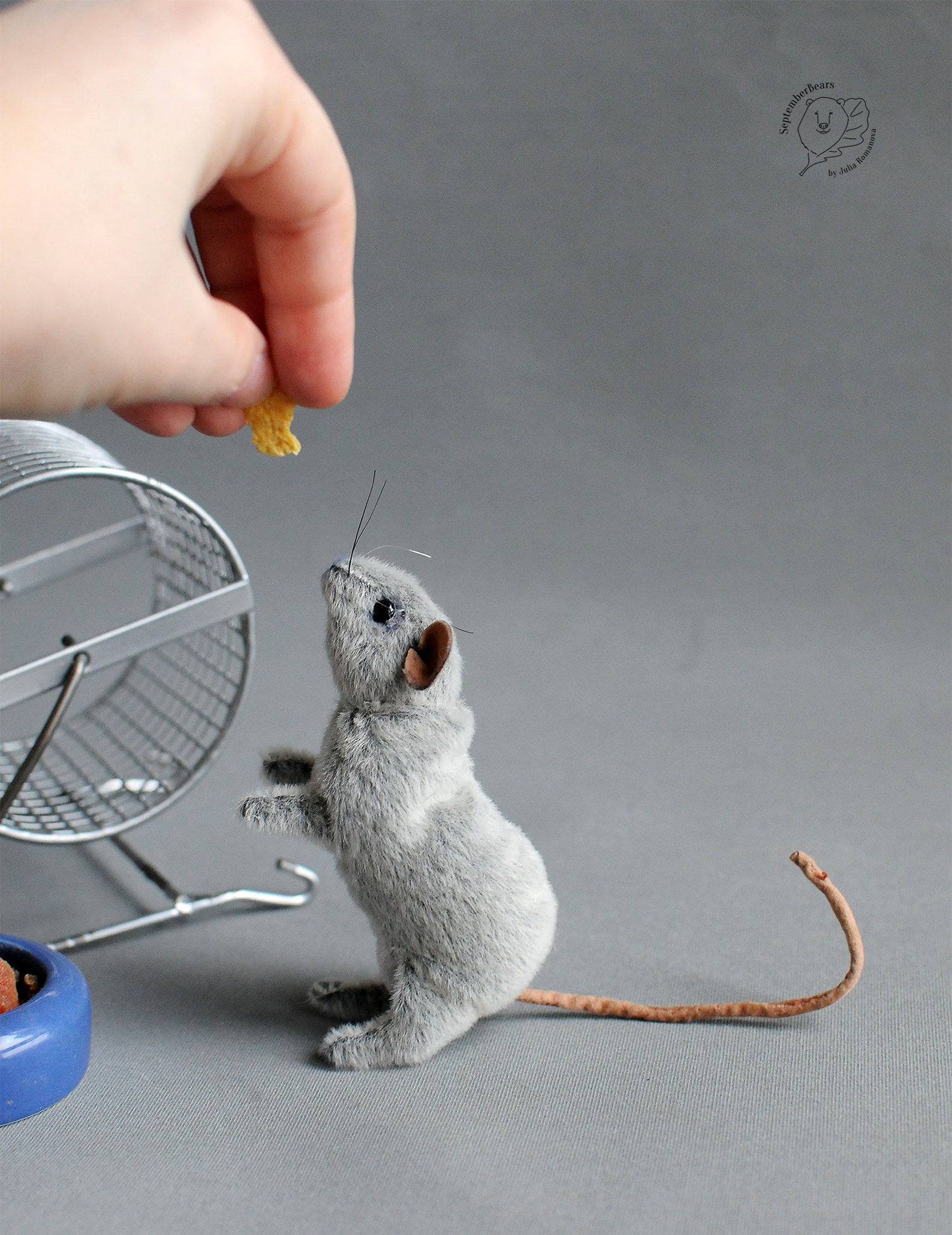 Realistic mouse Pet portrait Life size mouse OOAK mouse Сheep Etsy