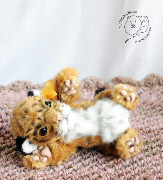 realistic tiger plush