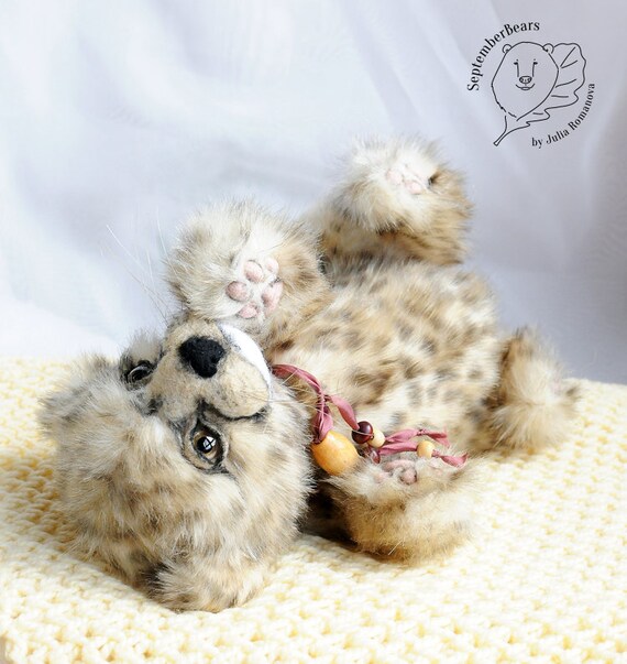 cheetah teddy
