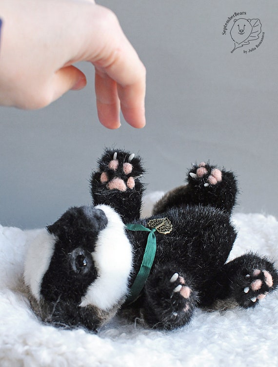 badger teddy bear