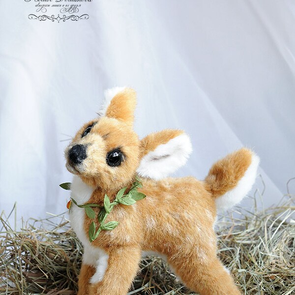 SOLD realistic fawn OOAK deer Amber