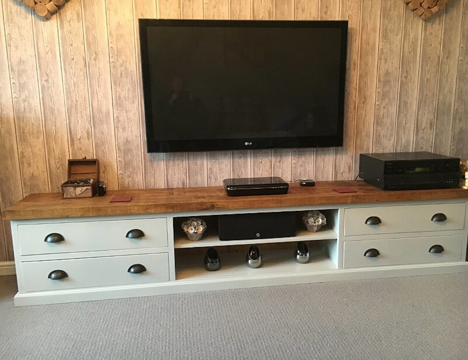 Extra Large TV Stand Big Long TV Stand Media Unit Etsy UK