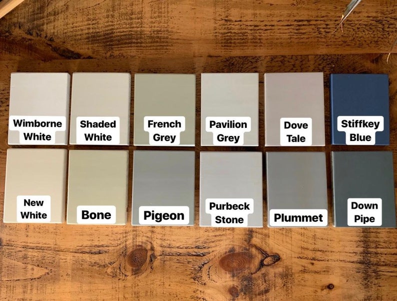 Farrow & Ball Painted Tall Monks Bench Hall Hallway Boot Room Shoe Storage Coat Rack image 2