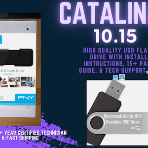 Mac OS Catalina Bootable USB Flash Drive With Guide And Tech Support