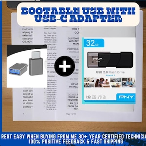 Mac OS Big Sur Bootable USB-C Flash Drive Installer Repair With Guide