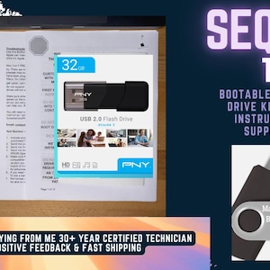 Mac OS Sequoia Bootable USB Flash Drive With Guide And Tech Support