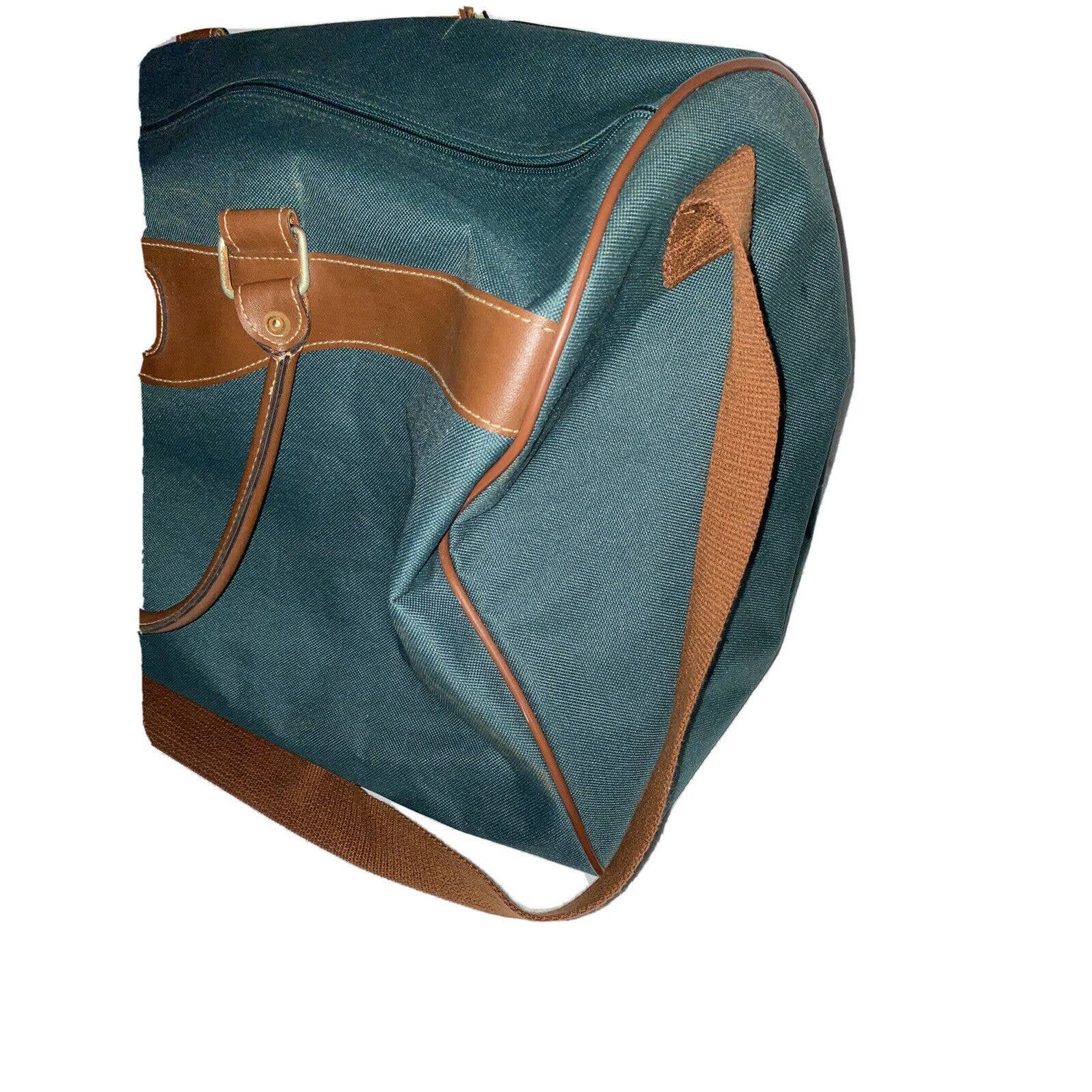 Vintage Ralph Lauren Polo Duffle Bag Green Canvas Large Etsy