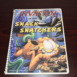 Vintage GARFIELD Met Spiralblock Comic Inspiration der Snack Snatchers #5