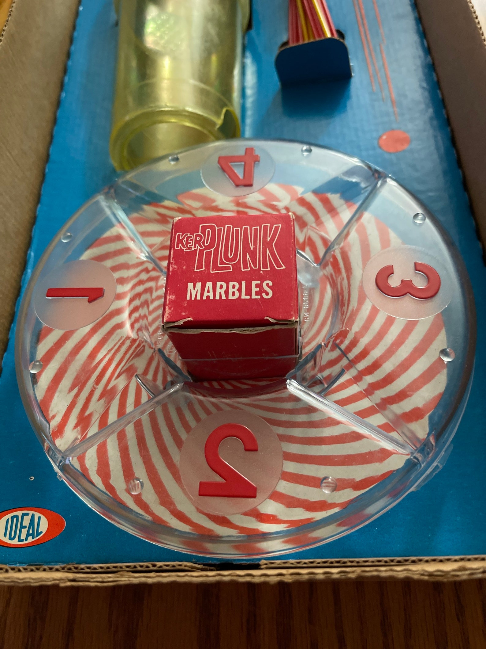 Vintage 1967 Kerplunk Marble Game Etsy