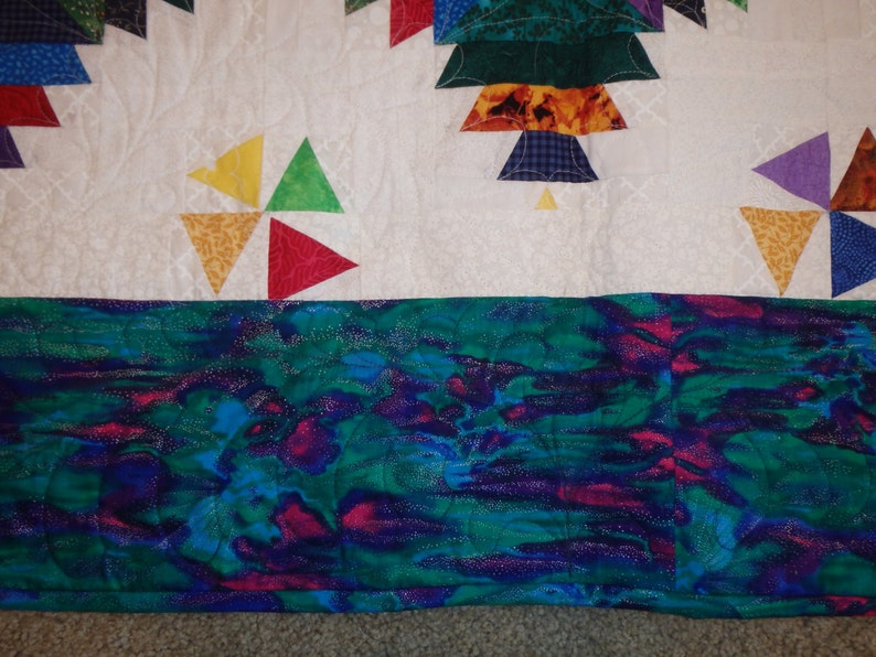 Modern Quilt Pineapple Quilt Queen Size Quilt Handmade Etsy