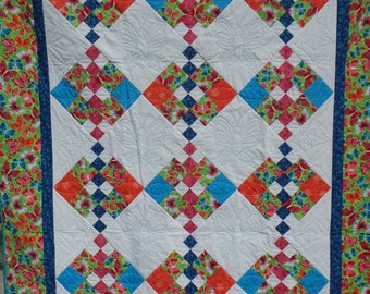 twin size quilt, butterfly quilt, lap throw, lap quilt, teen quilt