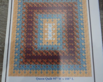 queen size quilt pattern, traditional quilt pattern