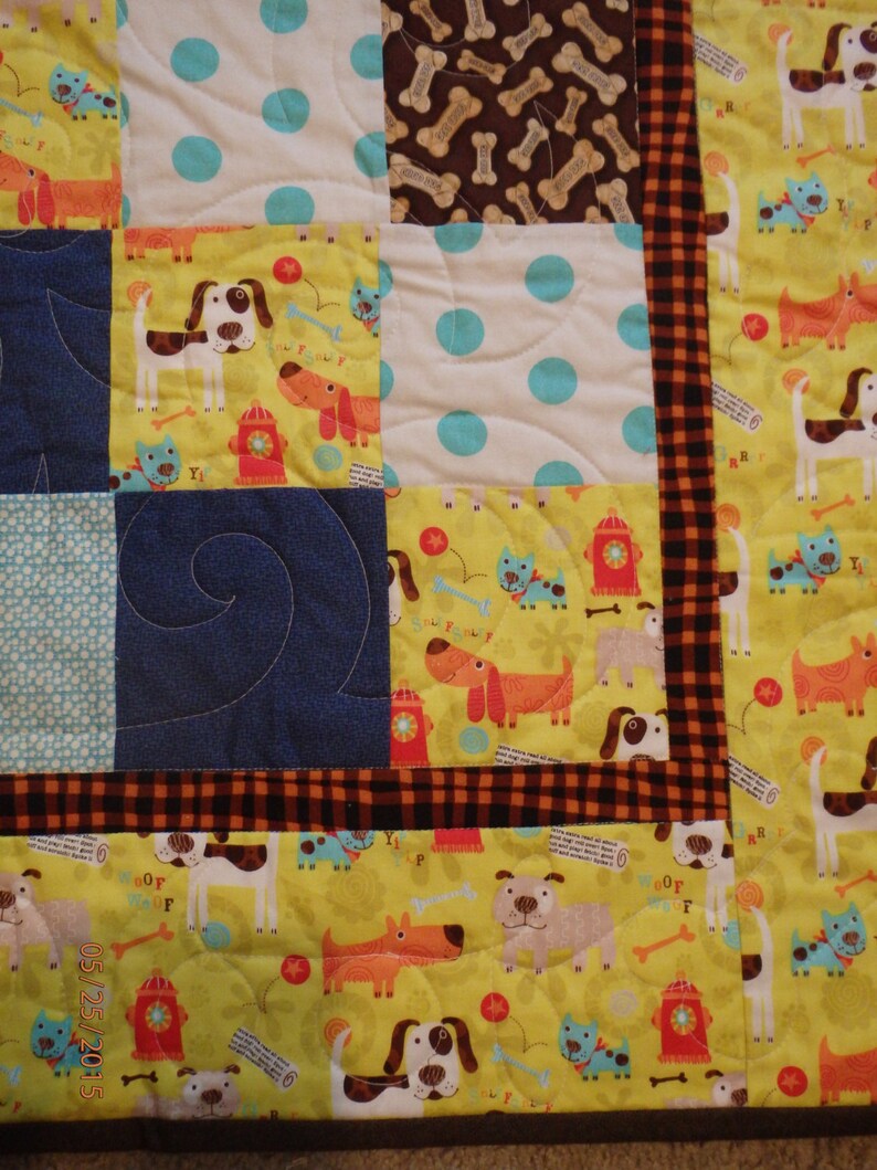 Homemade baby quilt baby quilt dog quilt handmade baby Etsy