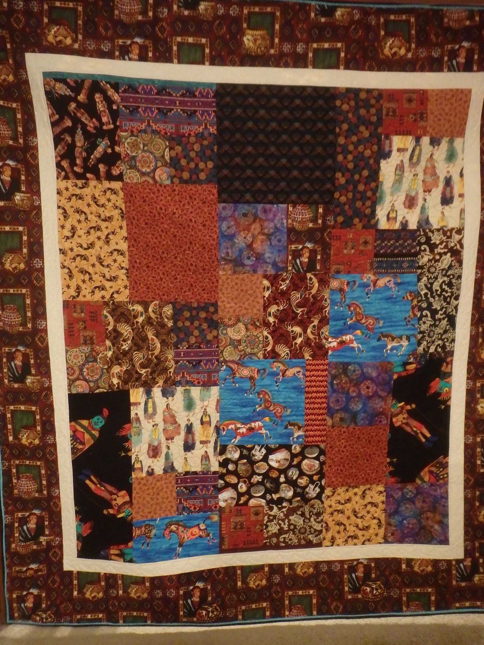 Southwestern Quilt Queen Size Quilt Desert Decor Etsy