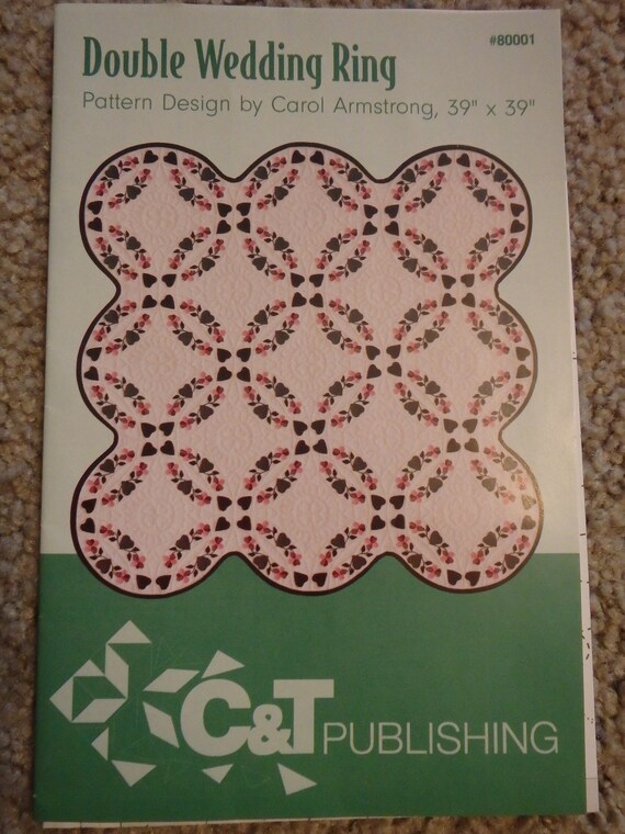 Double Wedding Ring Quilt Pattern Quilt Pattern Table Etsy