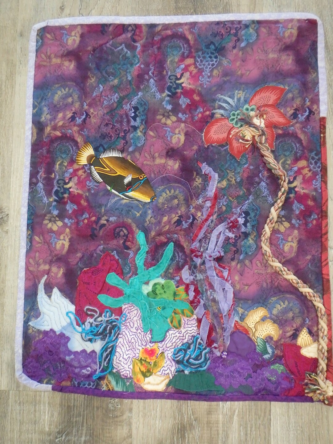 Quilted Seascape Wall Hanging Etsy