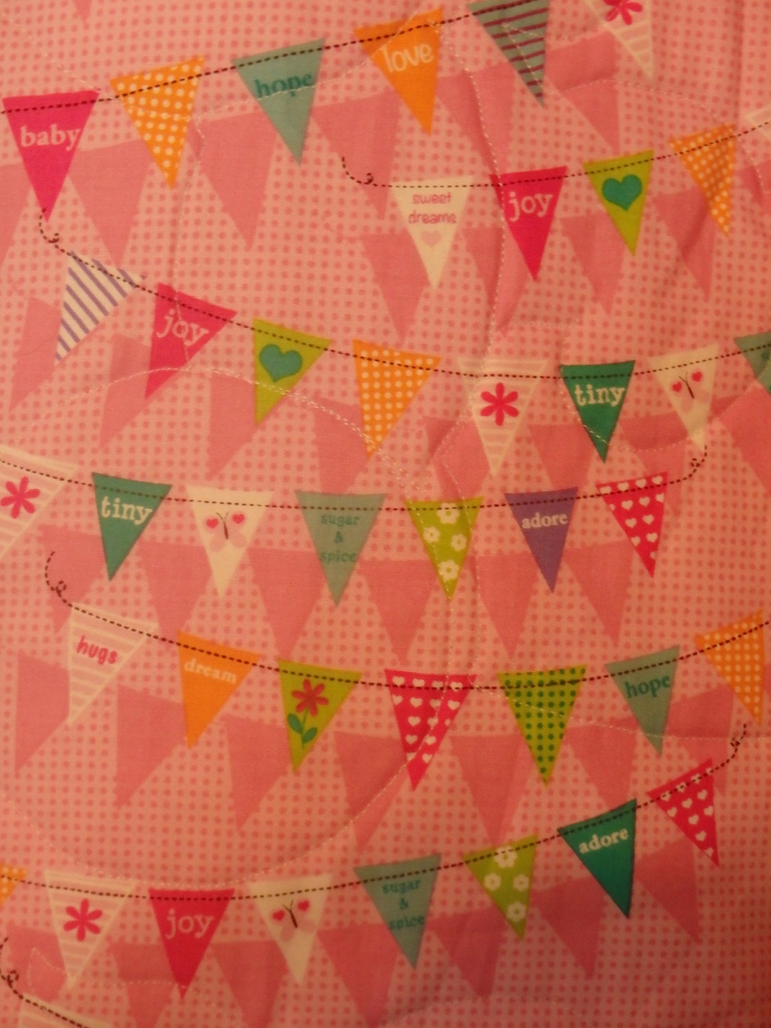 Crib Quilt, Baby Quilt, Baby Girl Quilt, Girl's Quilt, Nap Quilt, Baby