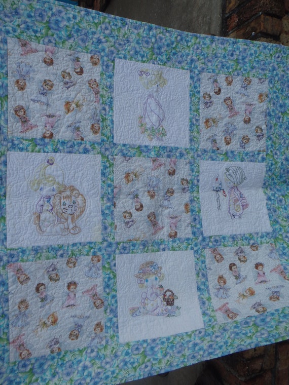 Imperial The Precious Moments Collection Wallpaper Border - Multi-Color Purple & Pink, Peel And Stick, Made In Canada