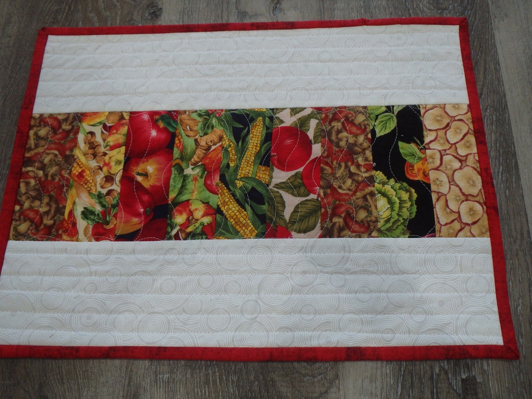 Quilted Kitchen Placemats Etsy