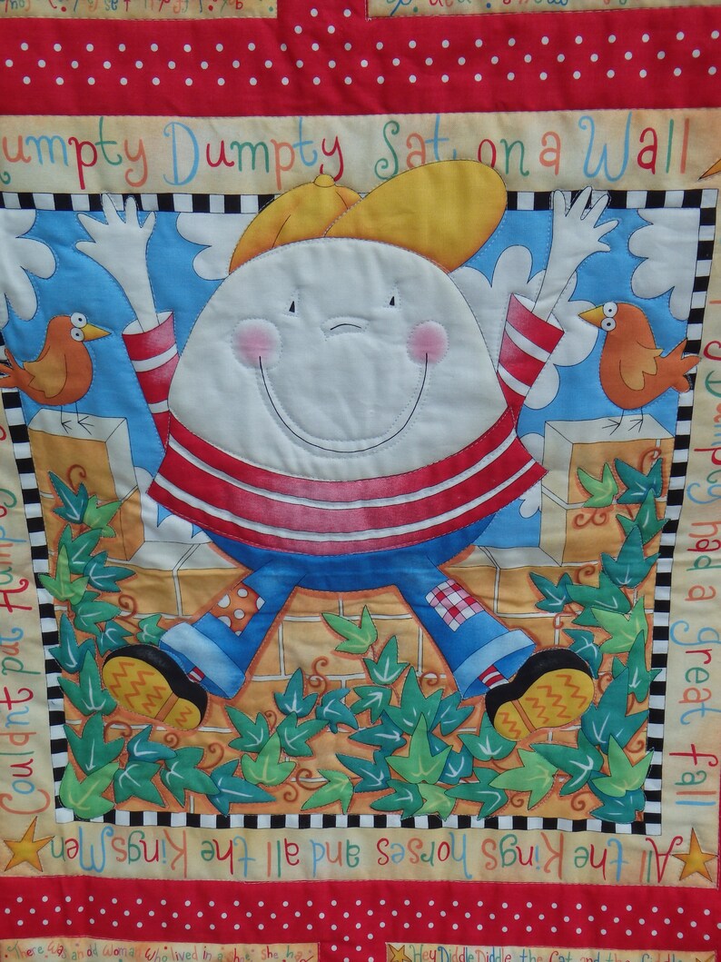 Mother Goose Quilt Baby Quilt Baby Boy Quilt Nursery Decor Etsy