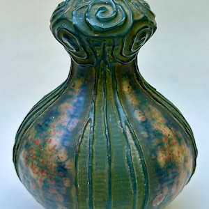 Art Nouveau Austrian Amphora Pottery Vase