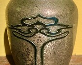 Arts Crafts Silvercrest Sterling on Bronze Vase