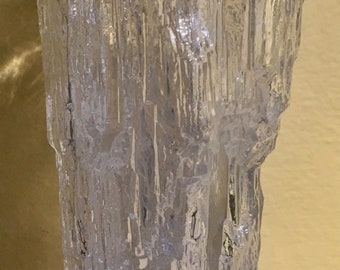 MCM Tapio Wirkkala  Art Glass Finland Iceberg Vase