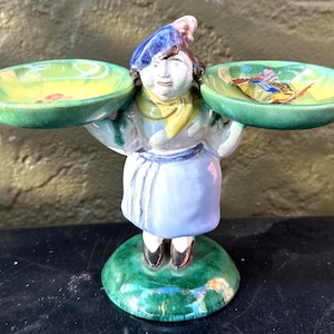 Art Nouveau Wiener Werkstatte Vally Wieselthier Ceramic Baker Figure
