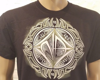NA TRIBAL SYMBOL 2 T-shirt - S-3X  - 100% cotton.  Narcotics Anonymous - Free Shipping