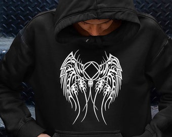 NA TRIBAL Patch Work Pull Over Hoodie - Narcotics Anonymous