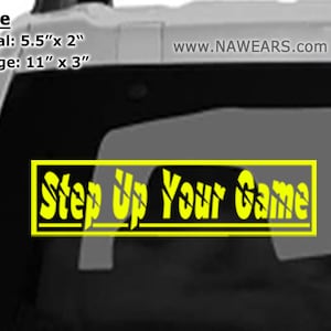 NA STEP Up You GAME Vinyl Decal Color Options  Vehicle Sticker, 12 Step Car Decals, Alcoholics Anonymous