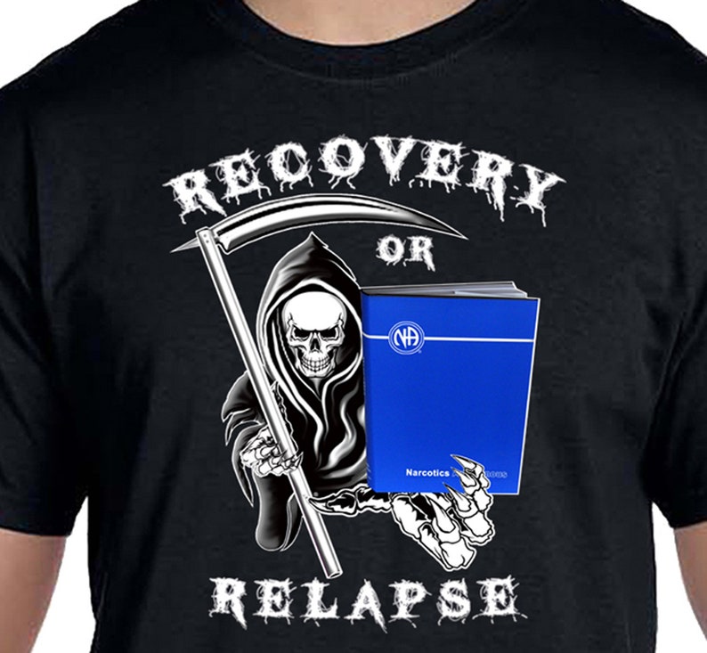 Crazy NA Emoji S-4X Select Your Color Graphic T Narcotics Anonymous
