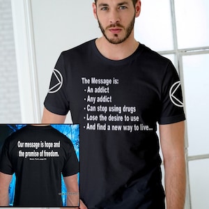 Recovery Gifts Narcotics Anonymous Shirt Our Message Is Hope Recovery Gifts Narcotics Anonymous Shirt Our Message Is Hope
