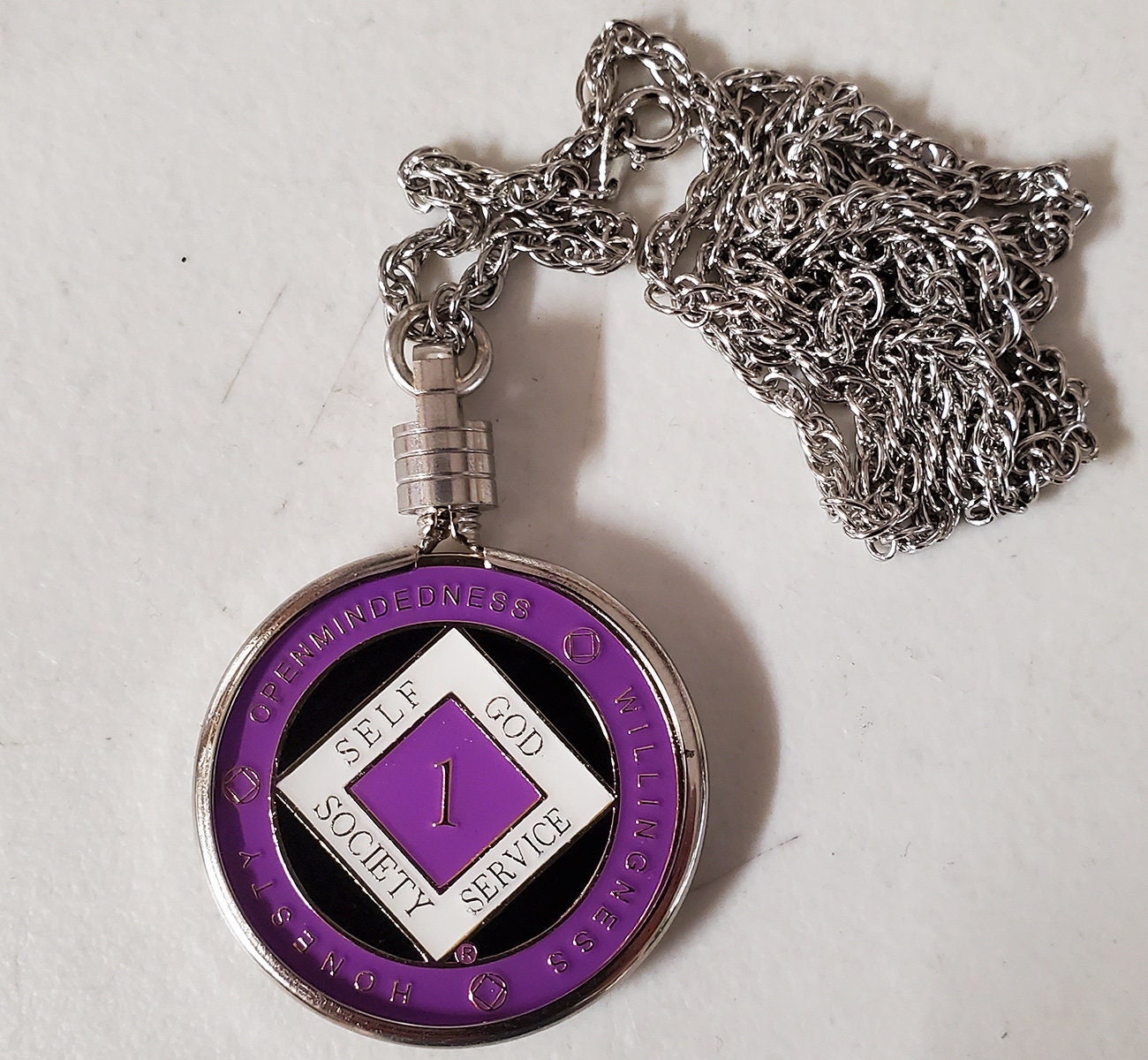 CHURYUML 1 Month Sobriety Coin 30 Day Chip Non-Religious AA CHURYUML 1 Month Sobriety Coin 30 Day Chip Non-Religious AA