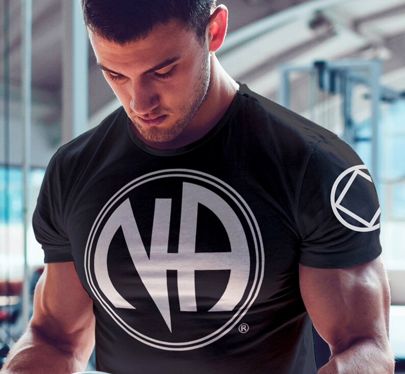 NA Large NA SYMBOL T-shirt S-4X black 100% Cotton. Free - Etsy
