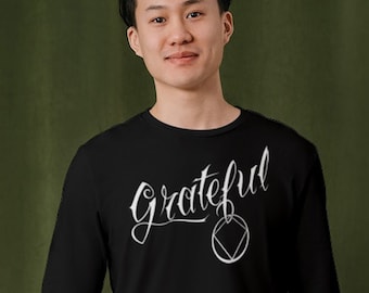 NA Grateful Long Sleeve T-Shirt – 100% Cotton Tee