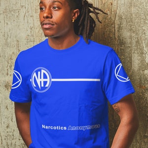 NA BASIC TEXT V. 2.0  T-shirt - S-3X - 100% cotton.   Narcotics Anonymous - Free Shipping