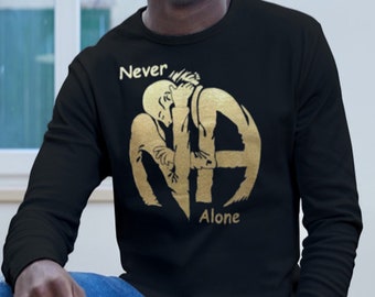 NA - HUGS Gentle EMBRACE ss/ls T-Shirt -  Narcotics Anonymous - Free Shipping