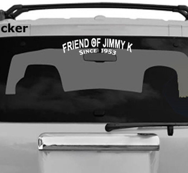 NA FRIEND Of JIMMY K Vinyl Decal Style Options Vehicle Sticker, 12 Step Car Decals, Bumper Stickers, Narcotics Anonymous image 3