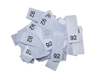25 St. Textiletiketten Universal Kopfumfang Und Ext Produktbild-Vorschau 1