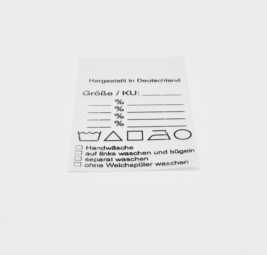 25 St. Textiletiketten Universal Kopfumfang Und Ext Produktbild-Vorschau 9