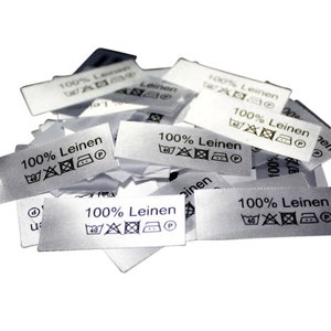 Linen care label -  France
