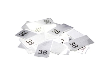 25 size labels - size 38